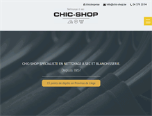 Tablet Screenshot of chic-shop.be